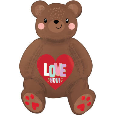 Multiballoon Love Bear Sitter